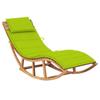 Day and Night - Day and Night Rocking Lounger with Solid Teak Wood Cushion