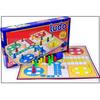 Ludo Board Game - Classic Family Fun for 2-4 Players, Fold-Up Portable, Ages 6+, Perfect Xmas Gift