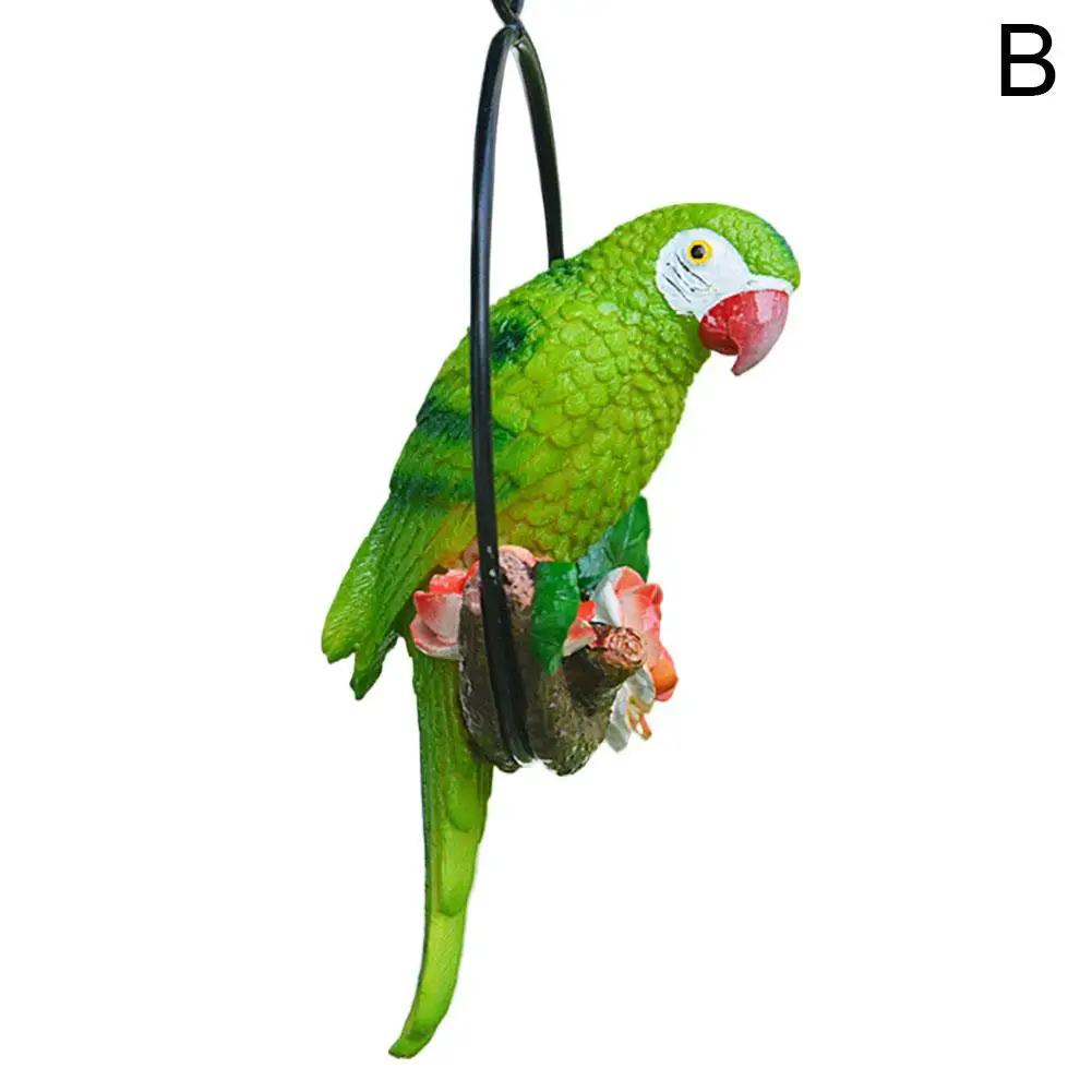 

Resin Parrot Hang On Tree Outdoor Garden Decoration Statue Animal Sculpture For Home Office Garden Ornament Resin Parrot St X9B2