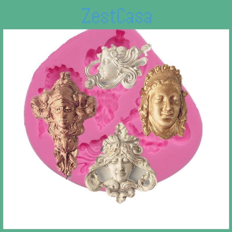 Greek Cake Molds Mythology Goddess Avatar Fondant Chocolate Mould Kitchen Baking Decorating Tool