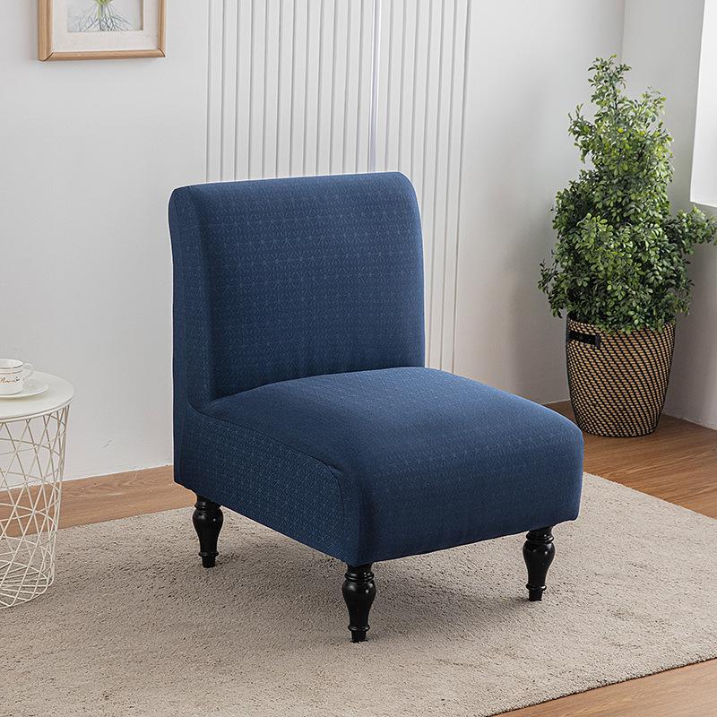 Amazon Home Hotel Elastic Jacquard Chair Cover Protective Cover Armless Single Sofa Fat Chair Cover