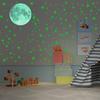 1 Glow Stars In the Set Wall Moon Pattern Stickers Dark PVC Bedroom Ceiling Decals Home Decor