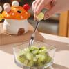 Cute Children's Safe Fruit Fork Household High-grade Stainless Steel Fruit Fork Set Creative Fork Storage Tank Bento Accessories