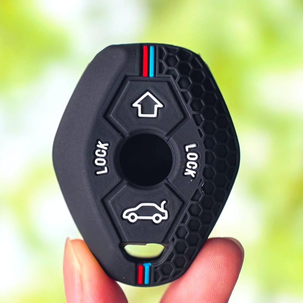 Silicone Remote Car Key Cover Holder Key Case For Bmw E46 E39 E53 X5 X3 E83 X3 Serie 7 5 3 330I Accessories Keychain