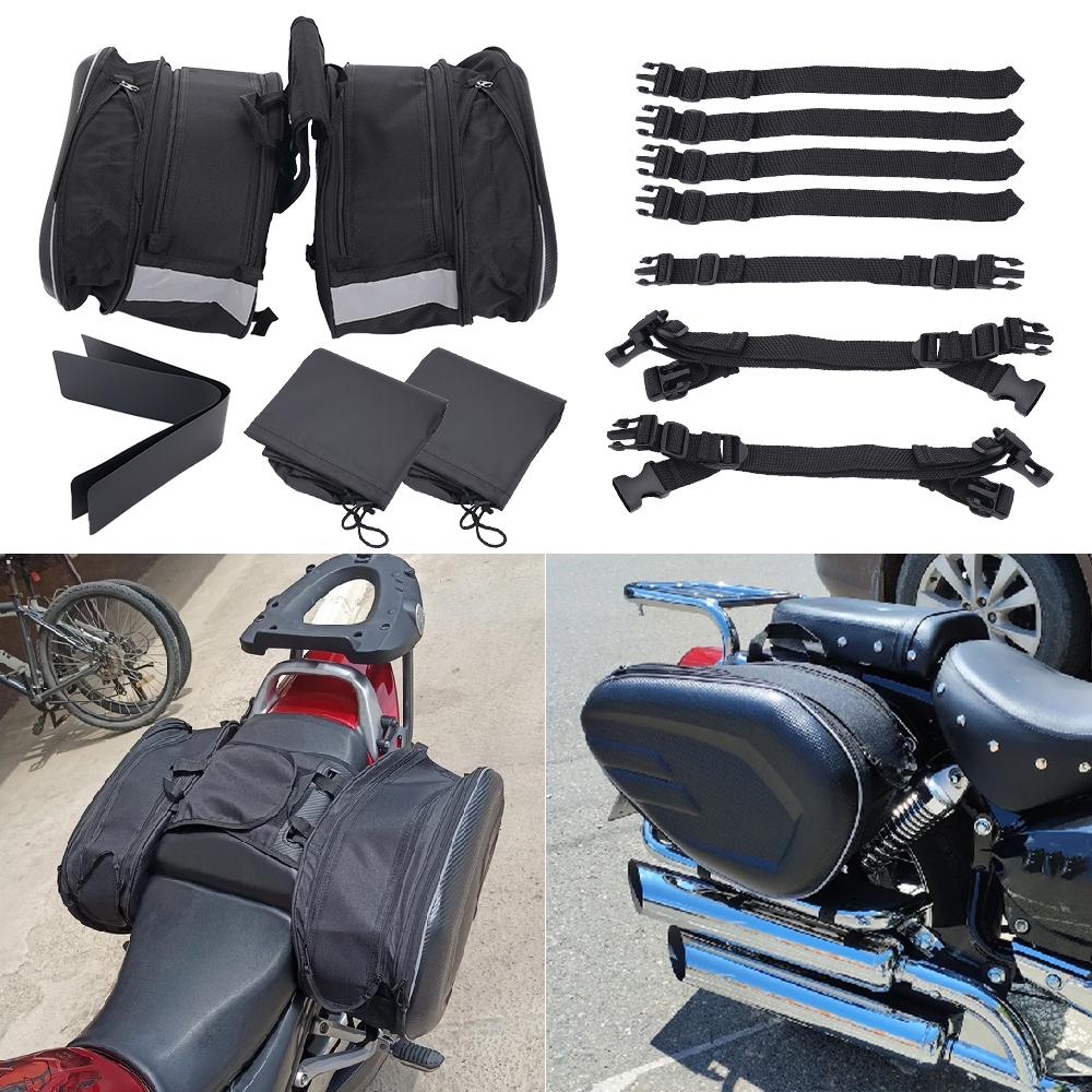 New Motorcycle Waterproof Racing Race Travel Bags Universal Luggage Saddle Bags Tail Bag Multi-functional Side Back Seat Bag