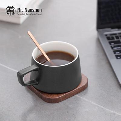 Nanshan Mr. Zen Ceramic Coffee Mug with Coaster