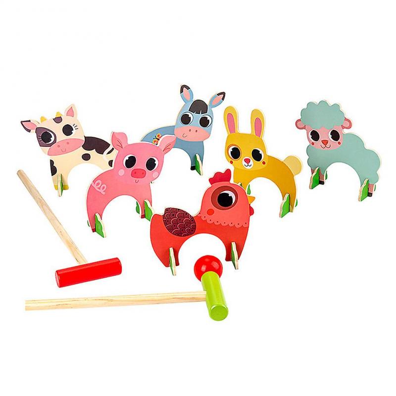 Cartoon Croquet Toy Set Family Interactive Games Cute Interactive Croquet