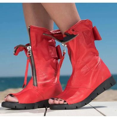 NOVÉ Černá Bílá Peep Toe Plochá platforma Gladiátor Sandály Ženy Letní Kozačky Dámské Neformální Boty Sandály Dámské Sandály Mujer