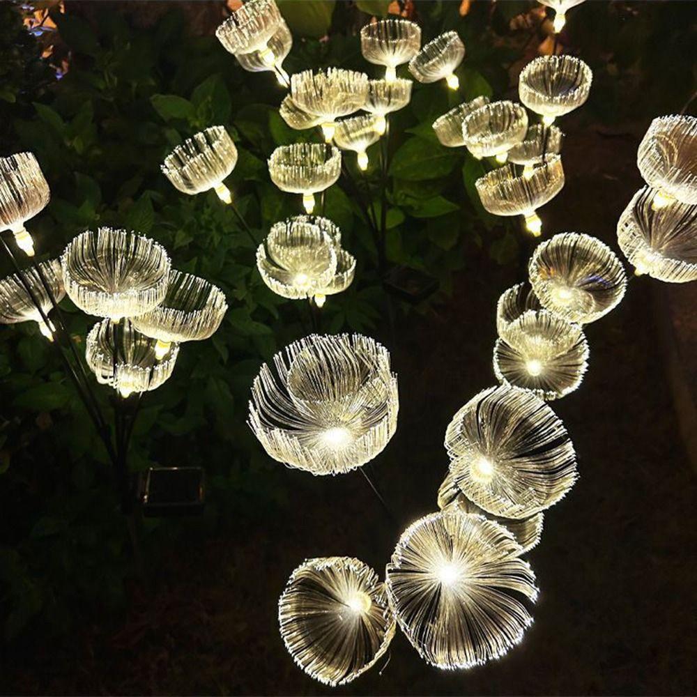 Solar Powered 6 Heads Jellyfish Light Waterproof Landscape Lawn Lamp  Garden Decoration