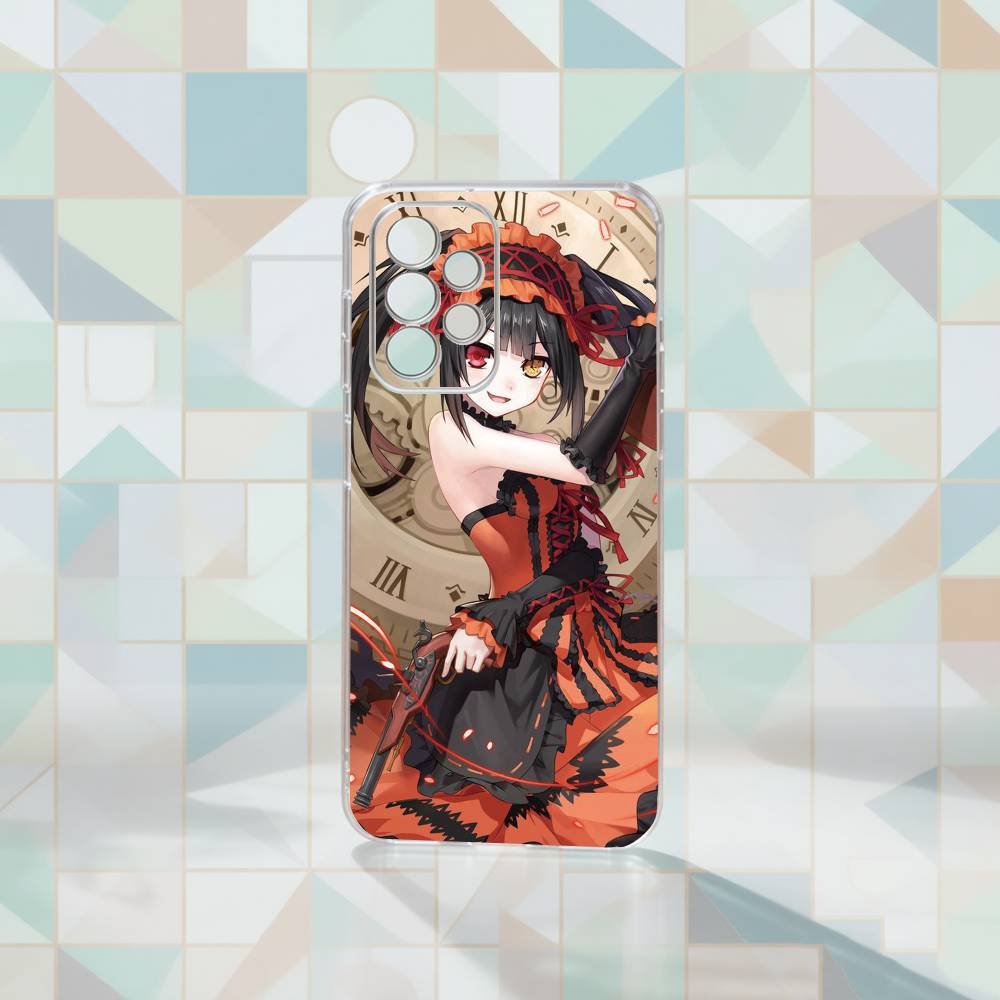 Date A Live Tokisaki Kurumi Phone Case Transparent Silicone Soft For Samsung S25,S24,S21,S22,S23,S30,Ultra,S20,Plus,Fe