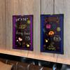 LED Message Writing Board, 24 X 16 Inch Illuminated Erasable Chalkboard, Neon Effect Menu Sign, Drawing Board with 8 Fluorescent Chalk Markers and
