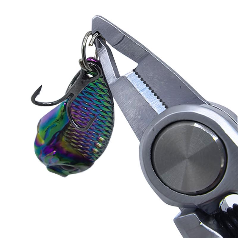 Multi-functional Fishing Pliers and Scissors - Hook Remover & Line Cutter for PE Line and Fly Fishing