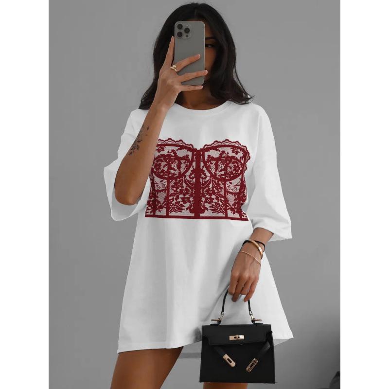 Women's Short Sleeve Raglan Cotton T-Shirt - Loose Fit Base Layer Top