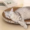 Wear-Resistant Cat Corrugated Scratcher Board Round Cat Scratcher Pad  Furniture Protection