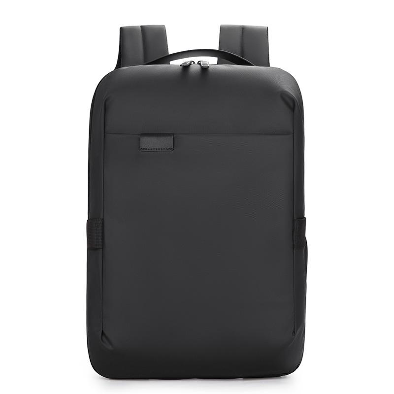 Schoolbag New Leather Film Backpack Business Premium Men's Backpack Large Capacity Simple Computer Bag Casual Student School Bag