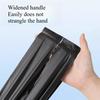 Extra-Thick Vest-Style Garbage Bags  | Medium-Large Size Black Trash Bags for Home Kitchen Bathroom | Heavy-Duty Portable Household Waste BagsRQSL-001