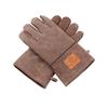 CAMPINGMOON Outdoor Flame-Retardant And Heat-Insulating Double-Layer Detachable Cowhide Fire Gloves