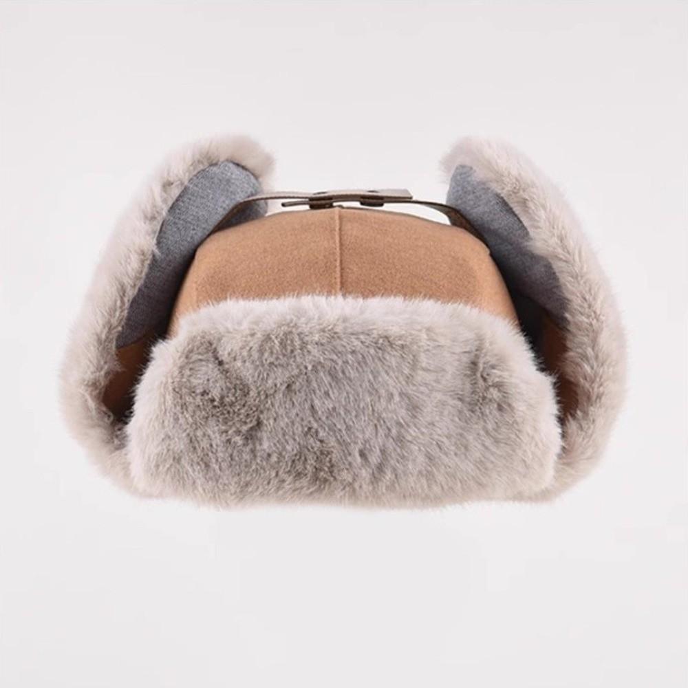 Waterproof Russian Bomber Cap Warm Winter Thermal Hat Vintage Earflap Hat Winter Season
