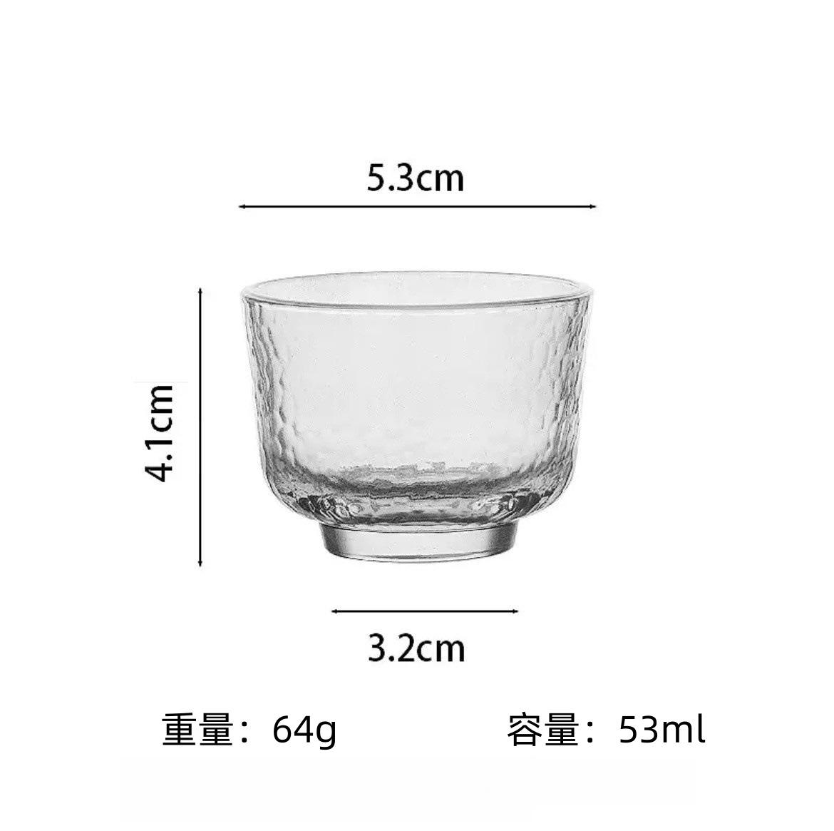 Japanese Sake Set Hammered Glass Gift Box Home Use Sake Bottle Wine Decanter