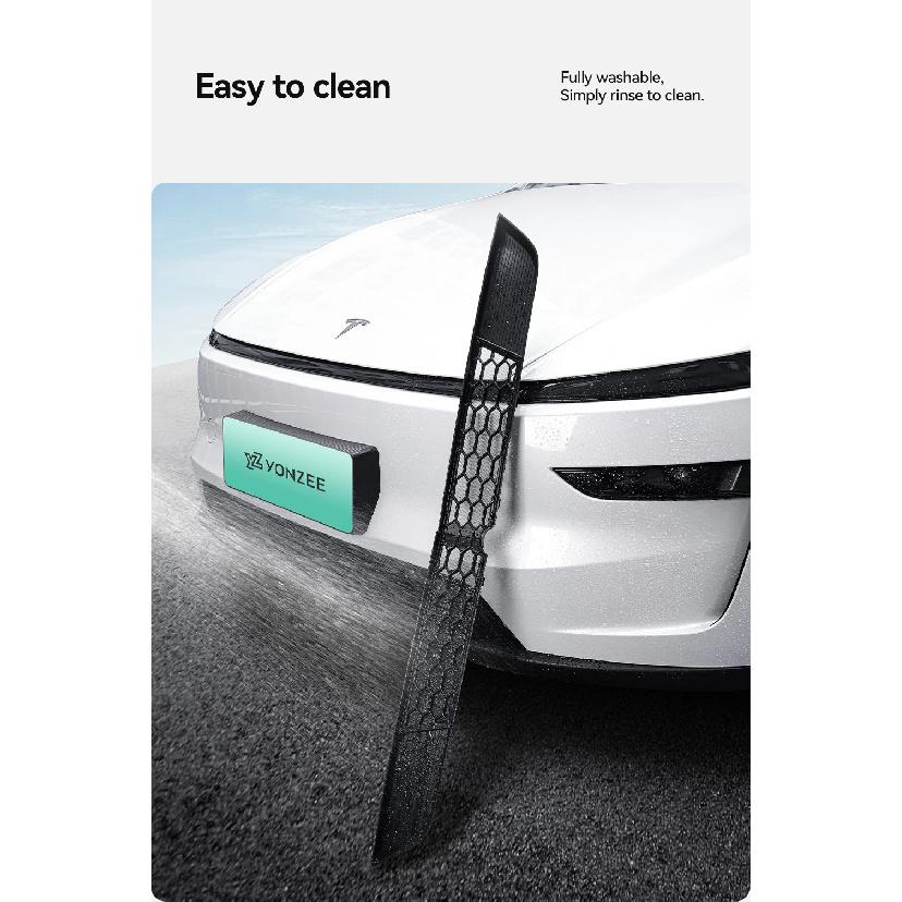 YZ Car Anti-insect Front Mesh Grille Mesh for Tesla Model Y/YL Juniper 25-26 Air Inlet Vent Cover Grille Guards Protector Cover