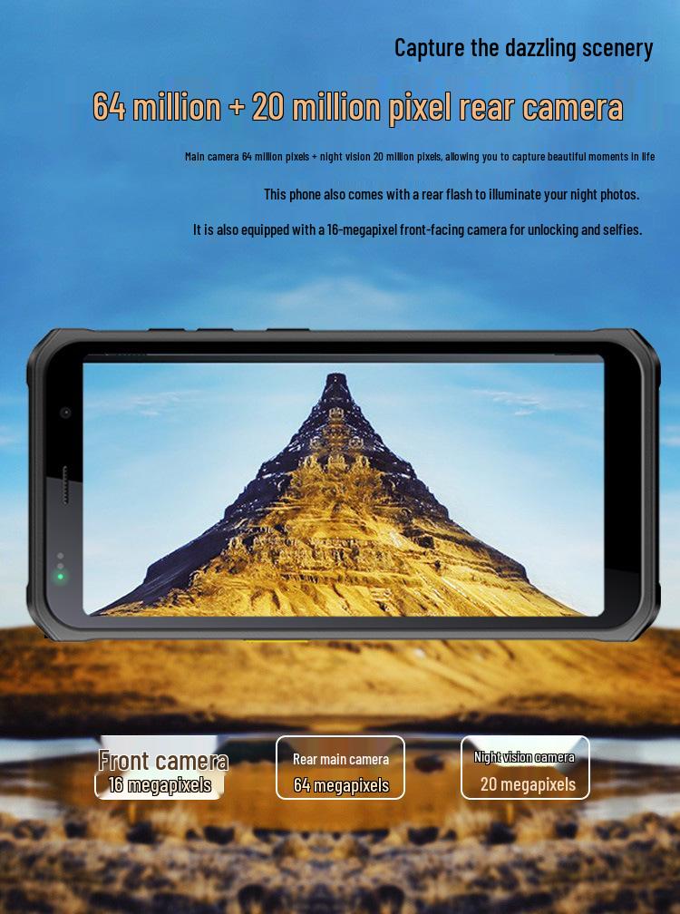 Ankexun KD09 4G Outdoor Exploration Mobile Phone: IP68 Waterproof, Dustproof, Shockproof, Full Netcom Charging Base.