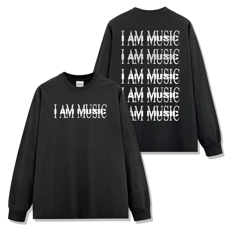 Zestaw bluzy z kapturem i koszulki z nadrukiem Playboi Carti, pranej