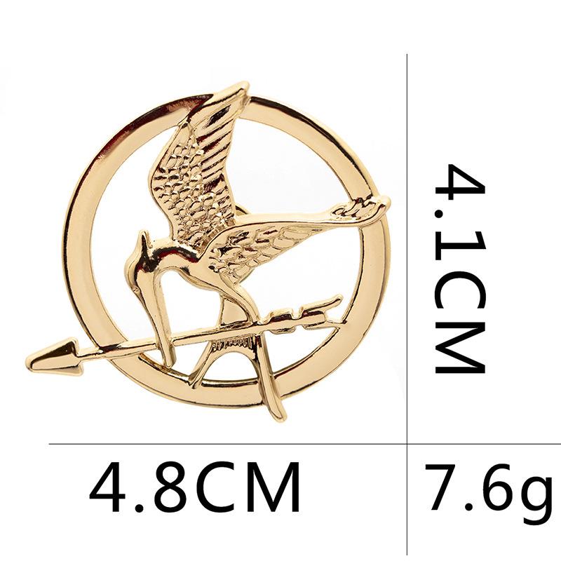Fashion Trendy Jewelry The Hunger Games Popular Vintage Style Birds Brooches Movies Jewelry Cosplay Gifts
