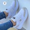 2023 Spring Plus Size Color Block Thick Sole Round Toe Casual Sports Shoes