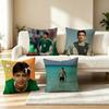 G-Gilberto Mora F-Football Athlete Square Double-Sided Printed Pillow Case Bedroom Bedside Pillow Sofa Cushion Cover