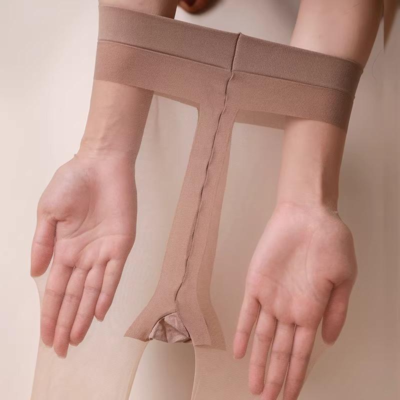 

Hot New 3D Sexy Breathable Tights Transparent Women Pantyhose Ultra-Thin Nylon Tights Clear Female Stretchy Stockings T Crtoch One Size
