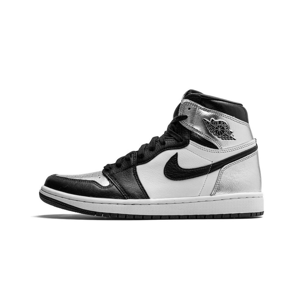 Air Jordan 1 Retro High Silver Toe