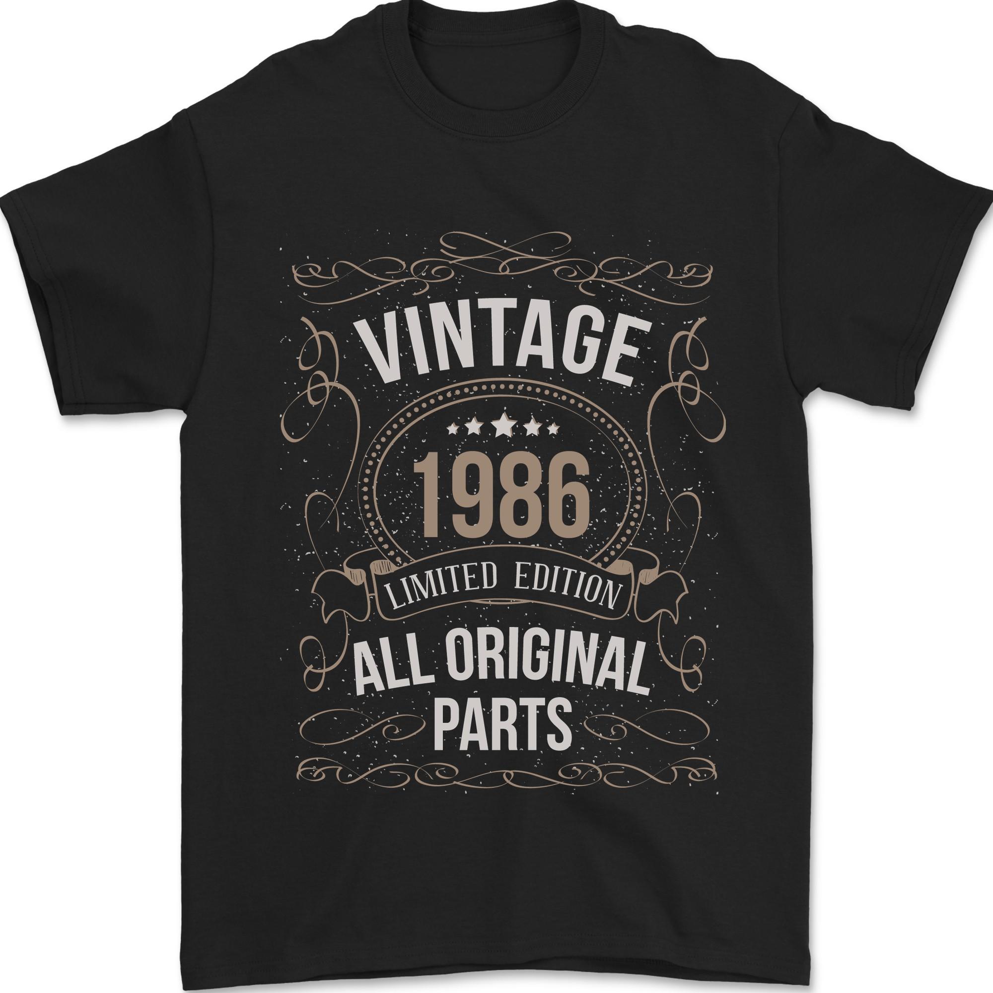 40th Birthday Limited Edition 1986 Mens T-Shirt 100% Cotton XXL