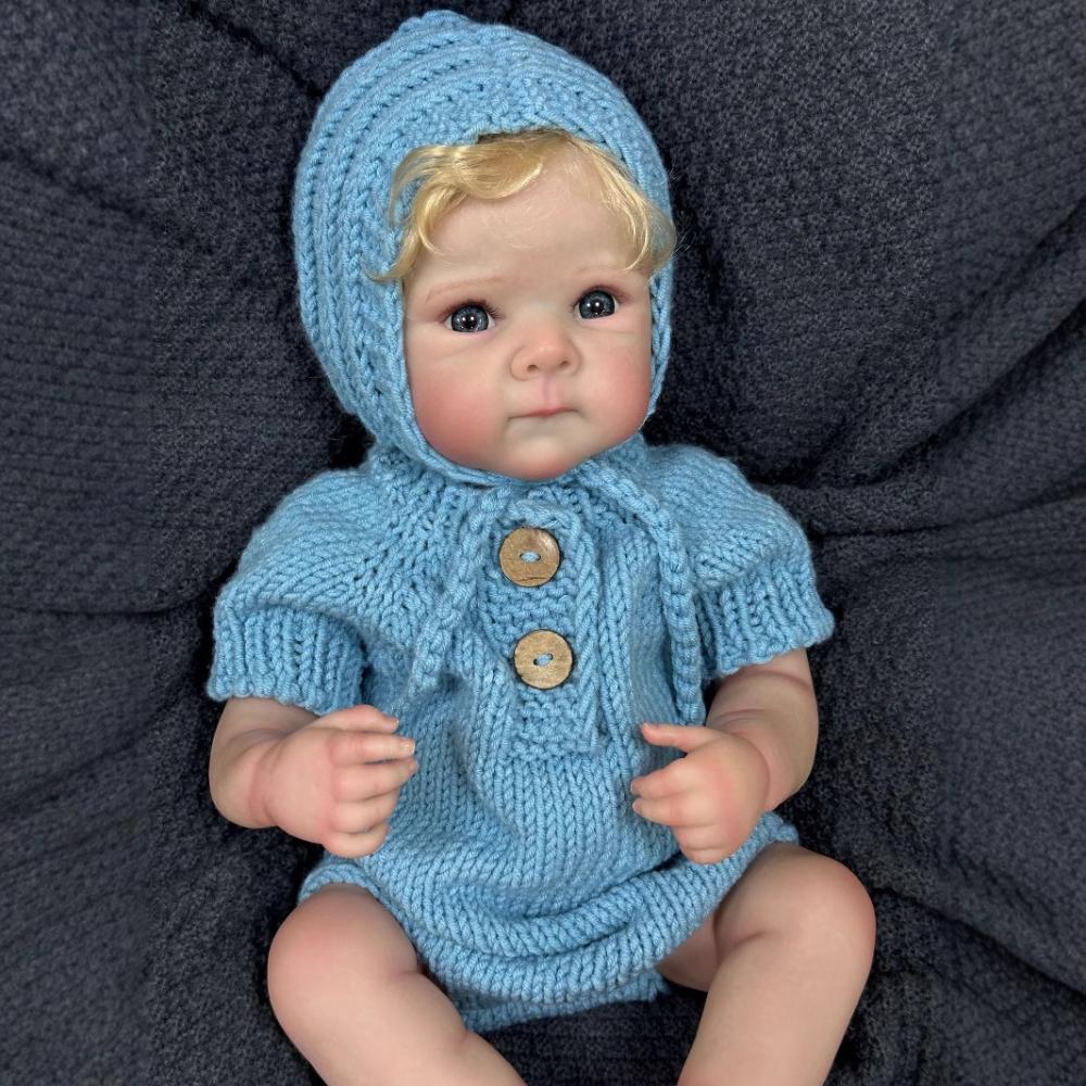 18'' 48cm Vollvinylkörper Reborn Babypuppe Bettie Adorkable Realistische Babypuppe Spielzeug Handbemalt 3D Haut Neugeborenenpuppen Kinder Feiertagsüberraschungsgeschenk