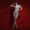New 6D Super Oily Horse Oil Stockings Open Fun Temptation Sexy Backless Onesie Tight Wrap Full Body