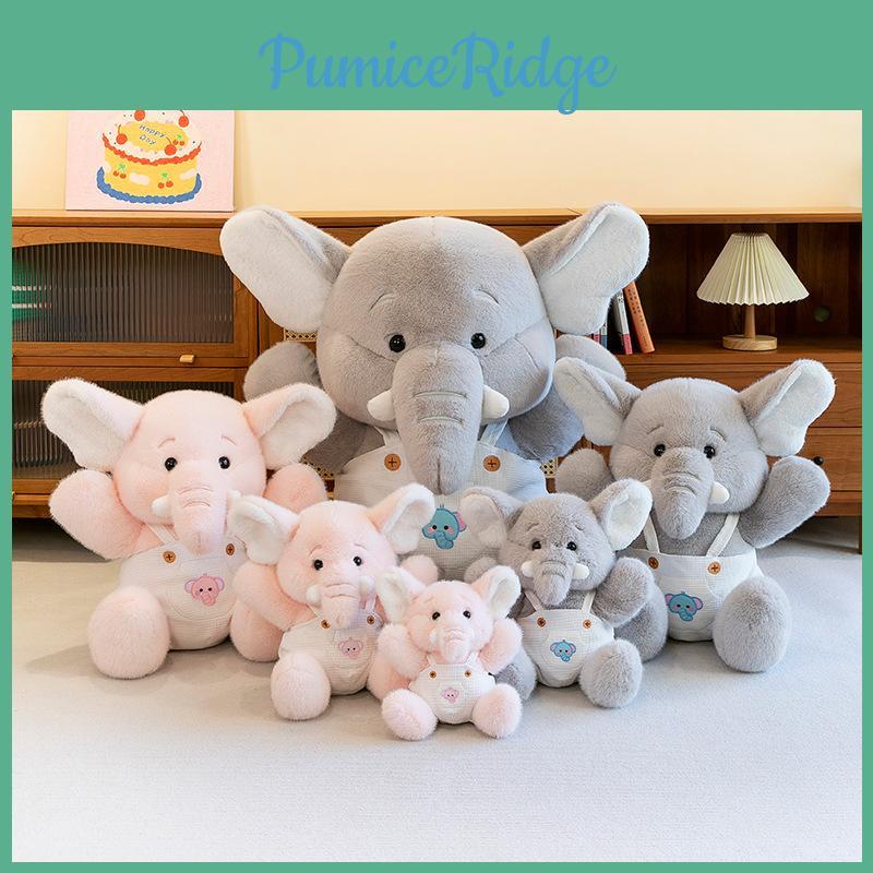 Blulu Elephant Plush Toy Soft Short Plush Stuffed Animal With Pp Cotton Filling For Kids Special Characters Included