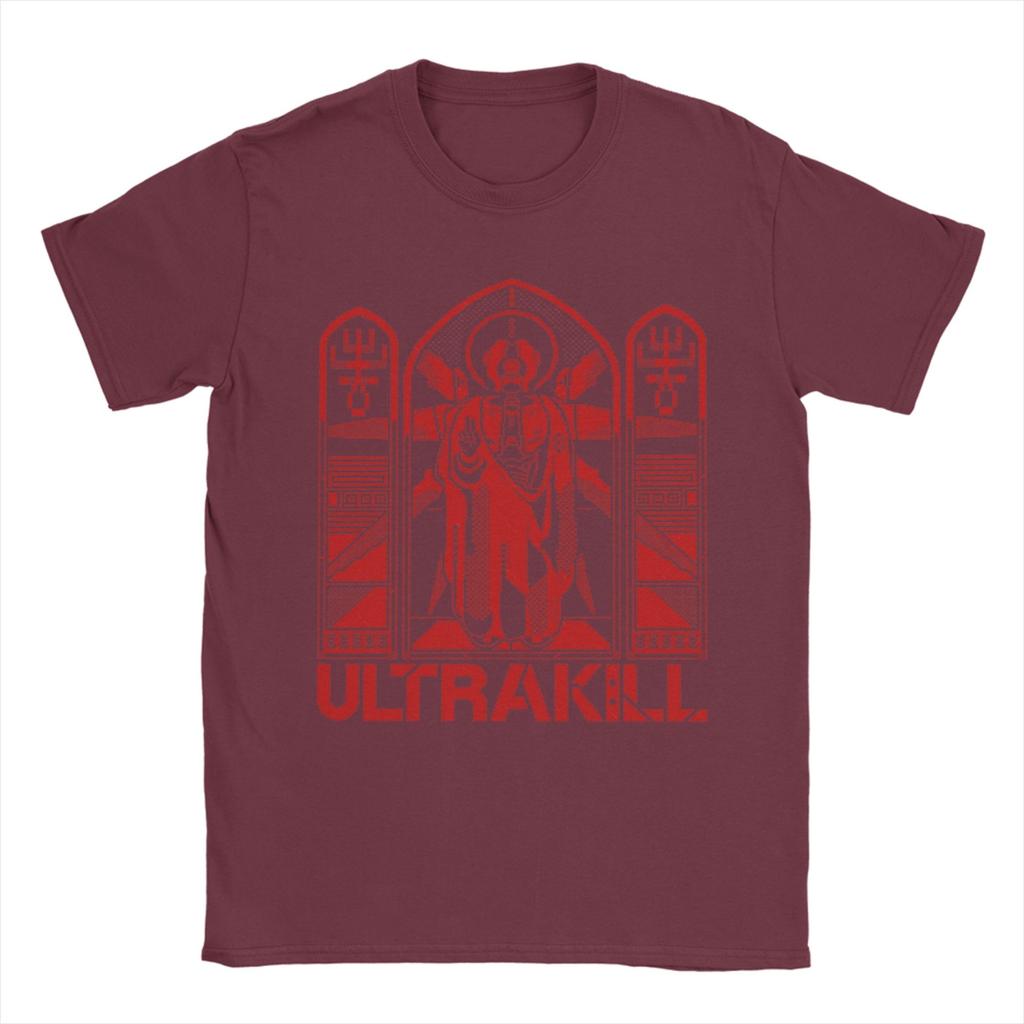 Men T-Shirts Ultrakill v2 Gabriel Casual Cotton Tee Shirt Short Sleeve  T Shirt Round Neck Clothing Plus Size