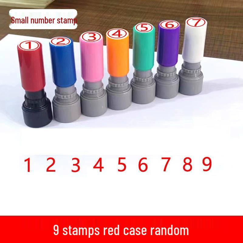 Lichtempfindliches Stempelset: Zahlen 0-9 zum Markieren & Journaling