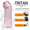 High-Capacity Flavored Tritan Water Bottle Set with Aroma Ring - Heat Resistant and In Stock