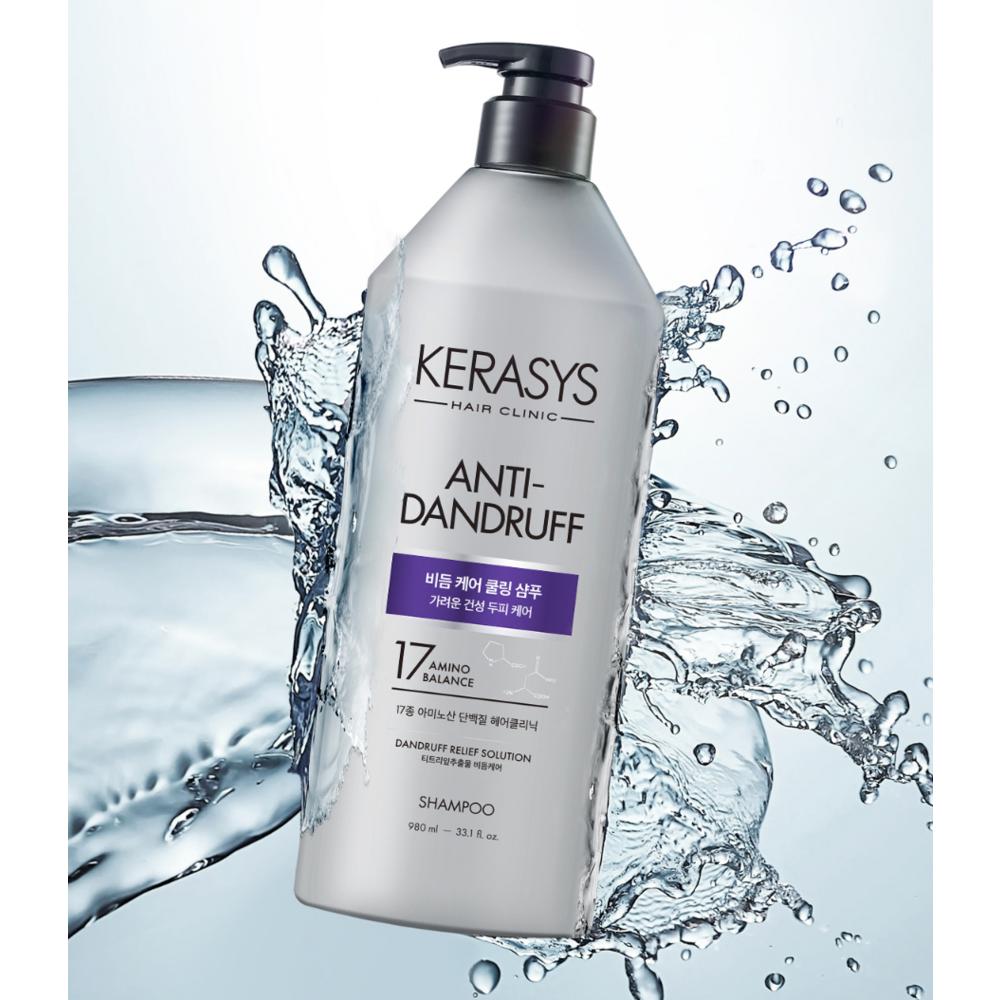 Kerasys Scalp Dandruff Care Cooling Protein Shampoo, 980ml, 1 unit