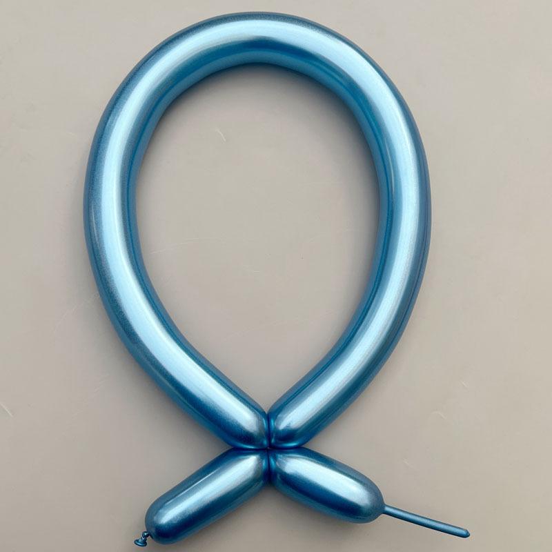 Magic 10Pcs Long Balloons Diy Latex Balloons Wedding Birthday Christmas Party Glossy Metal Inflatable Balloon Decorations