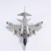 F4 1/144 Scale Metal Model Airplane (including Base) Scale Model Home Placement, Collection and Decoration Creative Gift