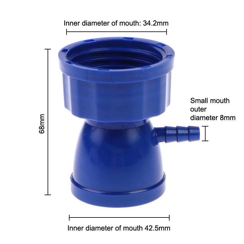 GL45 Filtration Apparatus Accessories Plastic Screw Adapter For Vacuum Filter Device Laboratory Filtration Unit