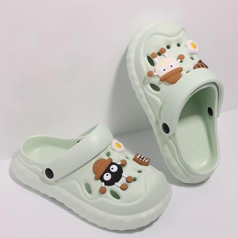 Stepping On Poop Feeling Cool Slippers Anti Slip and Wear-resistant Height Increasing Outdoor Hole Shoes