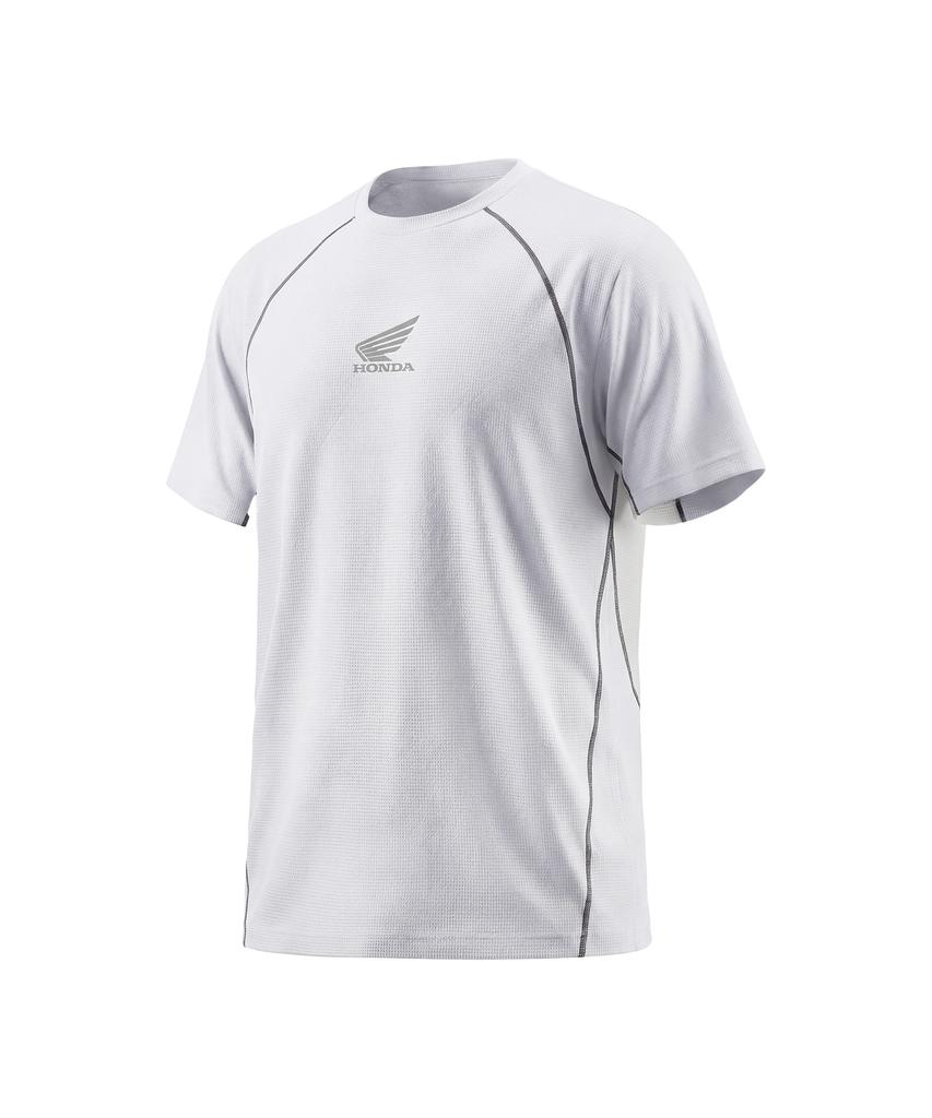 PHYPS MOTORCYCLE H-Tech Mesh Ventilation Half Jersey Sleeve Light Gray
