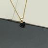 Mode Gouden Kleur Perzik Hart Hanger Ketting voor Vrouwen Meisjes Rode Liefde Hart Ketting Kraag Beste Vriend Sieraden Cadeau