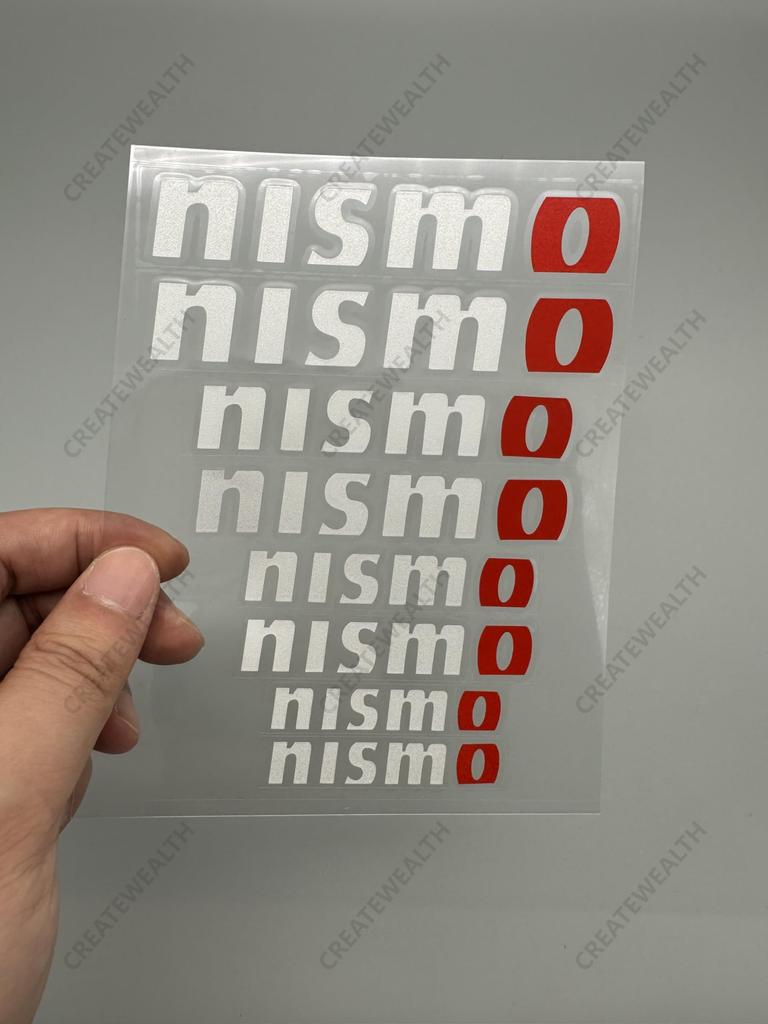 nismo caliper sticker high temperature resistant sticker cool rake caliper