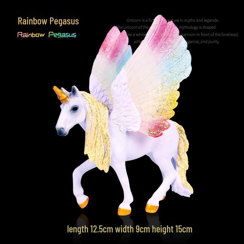 Cross-border Mythical Unicorn Pegasus Toy Model for Kids