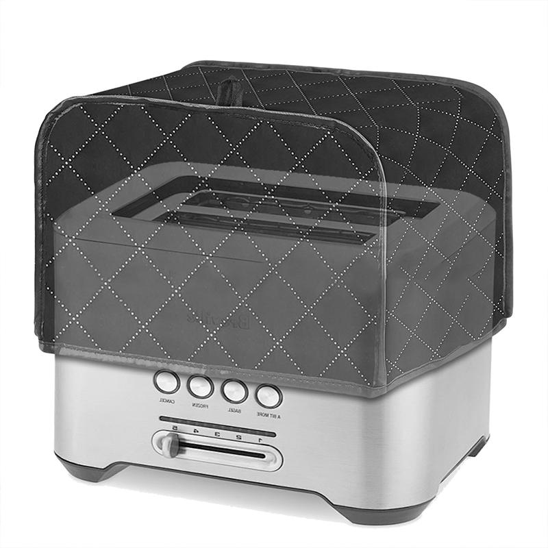 Polyester Fabric Quilted Toaster Appliance Dust-Proof Cover for Kitchen Small Appliance Dust Cover and Fingerprint Protection
