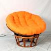 Cuscino per sedia da giardino, Cuscino rotondo per sedile da 50 cm, Comodo cuscino per sedia, Cuscino per sedia sospesa