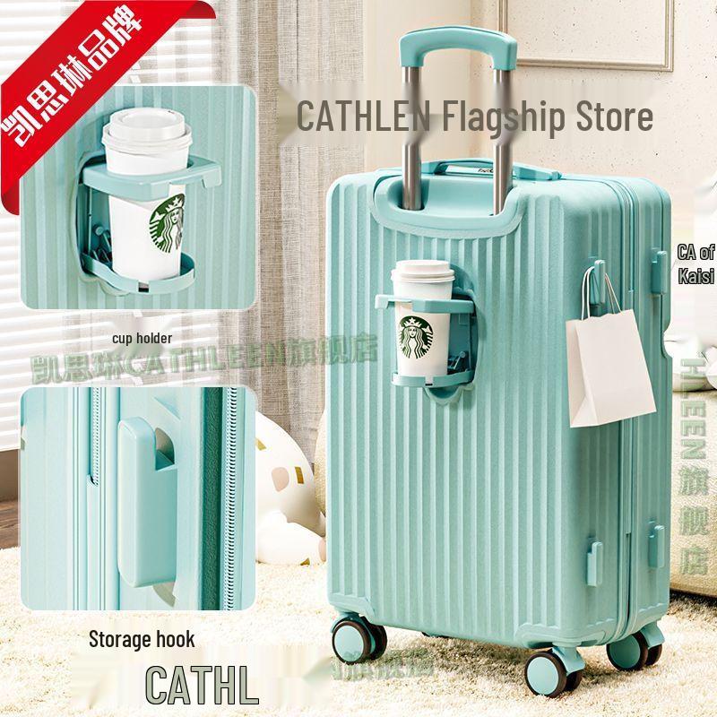 Studenten-Reisekoffer mit großem Fassungsvermögen, Universalrädern und Kombinationsschloss